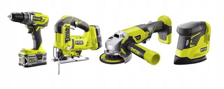 RYOBI ZESTAW NARZĘDZI COMBO 8elem. R18CK4B-252S zdjęcie 2