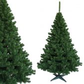 Choinka sztuczna JODŁA ZIELONA 100 cm gęsta stojak