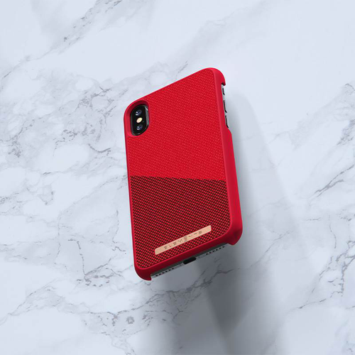 Materiałowe etui do iPhone Xs/X (Red) #0 na Arena.pl