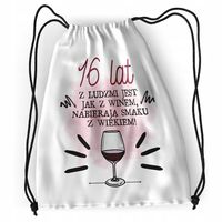 Plecak Urodziny 16 16Te Sportowy Szkolny Worek Z Nadrukiem Ze Zdjęciem