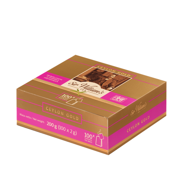 SIR WILLIAM`S HERBATA 100SZTx2G TEA CEYLON GOLD EXPRES zdjęcie 1
