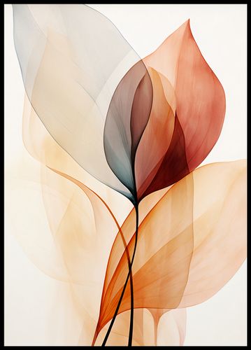 Plakat 64x90cm Eteryczne Liście na Arena.pl
