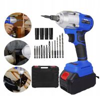 Klucz udarowy 21 V 420 Nm Wkrętarka akumulatorowa Ergonomiczny uchwyt