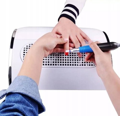 POCHŁANIACZ PYŁU do paznokci na worki mocny 80W 2 wiatraki Momo Basic 383 na Arena.pl