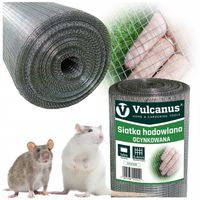 Siatka Hodowlana Dla Drobiu 5mx1m Metalowa Przeciw Gryzoniom Ogrodowa Ocynk