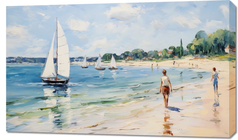 Obraz 100x60cm Życie na Brzegu zdjęcie 1