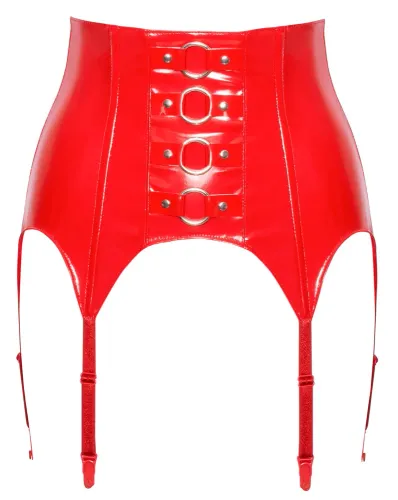 black level pas do pończoch winylowy czerwony s szeroki połysk na Arena.pl