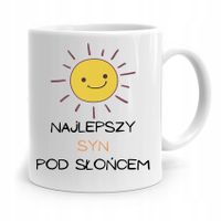 Kubek Prezent Dla Syna Najlepszy Syn Pod Słońcem Z Nadrukiem Ze Zdjęciem