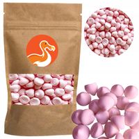 POSYPKA BEZIKI RÓŻOWE CUKROWE NA TORT I DO DESERÓW DEKORACJA 100G