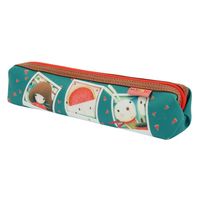 Powlekany prostokątny piórnik - Kori Kumi - Melon Showers