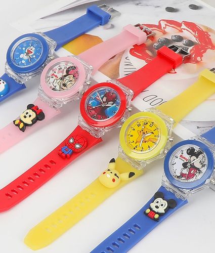 zegarek dziecięcy wskazówkowy LED dla dzieci POKEMONY świecący PIKACHU na Arena.pl