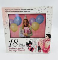 ramka na zdjęcia kolor 10x15 elegant pani na 18-te urodziny 3310-epi18