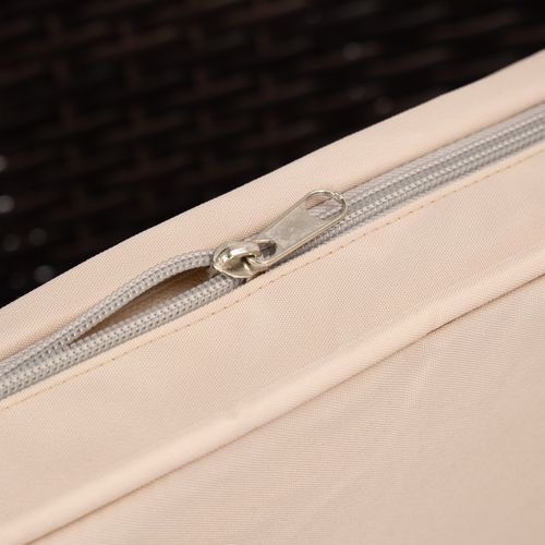 Ławka ogrodowa z technorattanu sofa CORDOBA brązowa na Arena.pl