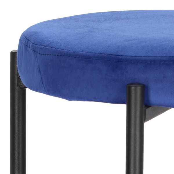 Stołek Madona VIC niebieski zdjęcie 4