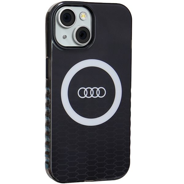Etui Audi do iPhone 15, iPhone 14, iPhone 13, Czarny, MagSafe zdjęcie 6