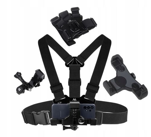 SZELKI UCHWYT NA KLATKĘ PIERSIOWĄ NA TELEFON SMARTFON DO KAMERY GoPro na Arena.pl