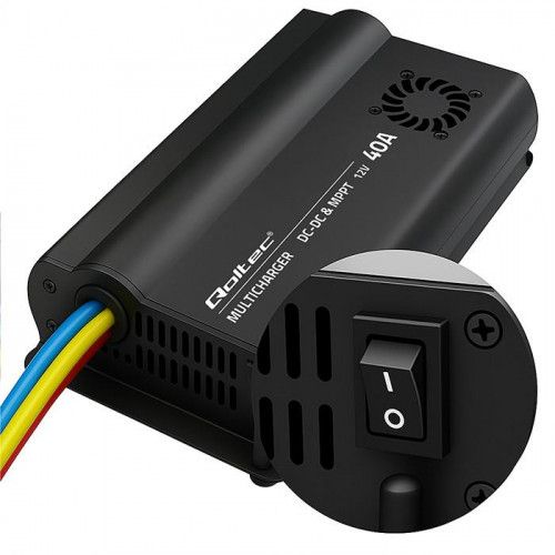 Regulator MPPT Qoltec z Ładowarką DC-DC 40A zdjęcie 9