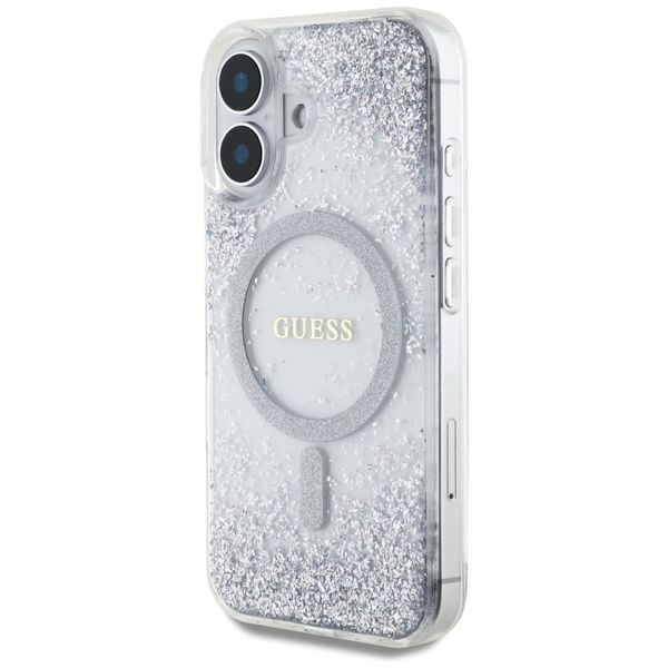 Etui Guess do iPhone 16, Srebrny, MagSafe zdjęcie 2