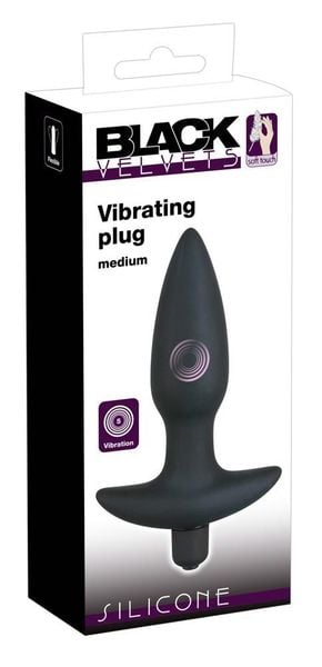 Black Velvet Vibr.Medium Plug zdjęcie 1