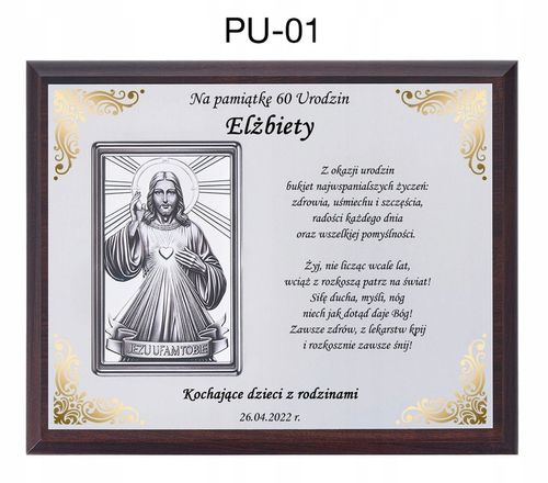 PREZENT NA URODZINY 18 30 40 45 50 60 65 70 80 90 OBRAZ W OZDOBNYM PUDEŁKU na Arena.pl