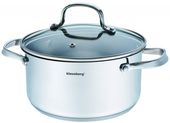 klausberg garnek z pokrywą 2,5 l kb-7212