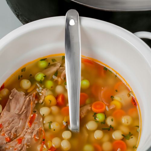ŁYŻKA WAZOWA CHOCHLA NABIERAK DO NALEWANIA ZUP SOSÓW ZE STALI NIERDZEWNEJ na Arena.pl