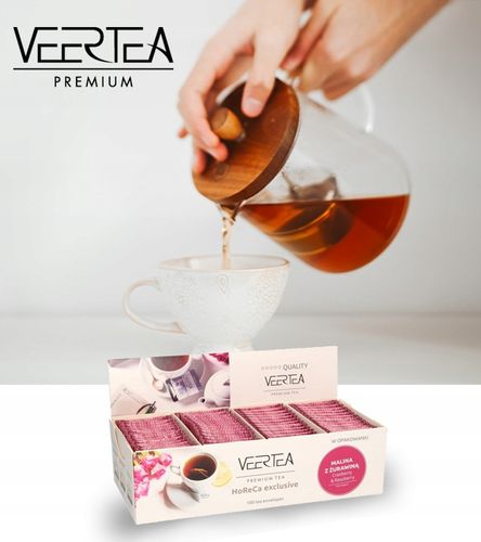 Herbata VEERTEA CRANBERRY & RASPBERRY 100 szt. na Arena.pl