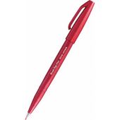 PISAK PĘDZELKOWY BRUSH SIGN PEN SES15C PENTEL RED