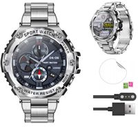 SMARTWATCH ZEGAREK MĘSKI HD 1,5" SPORT ROZMOWY BT MEGA BATERIA 800mAh PL
