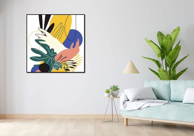Plakat 100x100cm Dotyk Tropików zdjęcie 4
