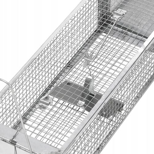 DUŻA ŻYWOŁAPKA NA MYSZY SZCZURY WYDRY ŁASICE KUNY PUŁAPKA ŁAPKA na Arena.pl