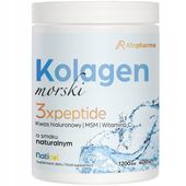 KOLAGEN Morski 3 Peptydy HA MSM Wit. C do Picia 10 000mg Włosy Stawy 400g