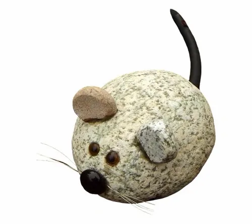 myszka z granitu ozdoba ogród prezent gartdeco1 na Arena.pl