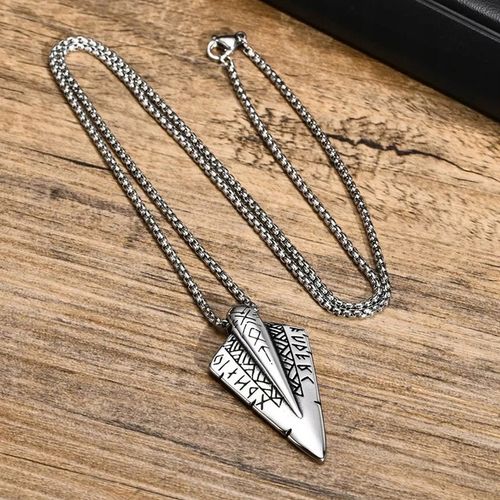 Srebrna Zawieszka Grot do Strzał, Runy Wikingowie na Arena.pl