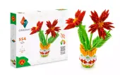 Zabawka kreatywna dla dzieci i dorosłych - Origami 3D Kwiaty (554 elementy)
