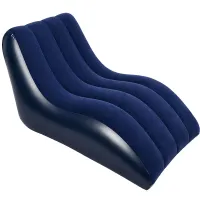 Sofa dmuchana 2w1 fotel łóżko materac z oparciem leżak leżanka lekka