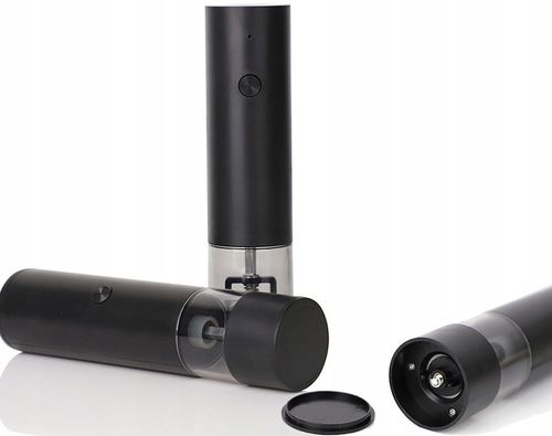 ELEKTRYCZNY MŁYNEK DO PIEPRZU SOLI PRZYPRAW AKUMULATOR USB-C ZESTAW 2 na Arena.pl