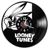 Zegar ścienny z płyty winylowej Looney Tunes 1154.14
