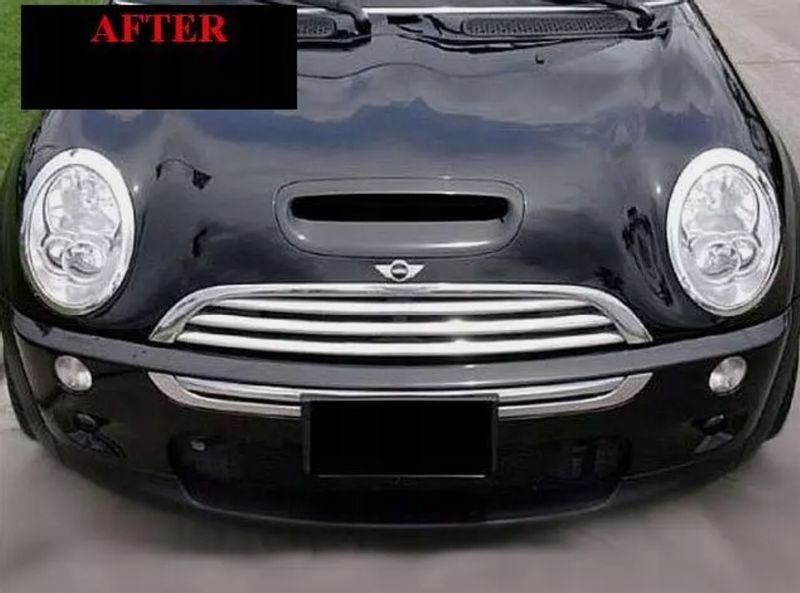 2002-2011 MINI COOPER - LIstwy chrom grill chromowan zdjęcie 3