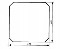 Szyba boczna lewa - bok lewy do ładowacza Fortschritt T174-2