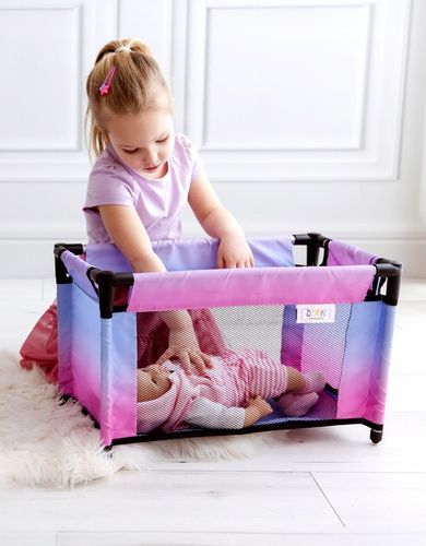 Wózek dla lalek 3w1 ŁÓŻECZKO KRZESEŁKO POŚCIEL TORBA PRZEWIJAK ZESTAW XXL na Arena.pl