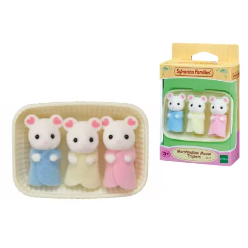 Sylvanian Families. Trojaczki myszek piankowych na Arena.pl