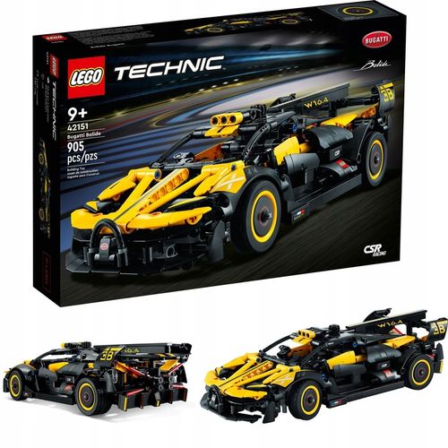 LEGO TECHNIC BUGATTI BOLIDE 42151 SAMOCHÓD WYŚCIGOWY LEGO ZESTAW PREZENTOWY na Arena.pl