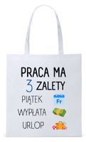 Śmieszny Zabawny Prezent Torba Eco Biała Shopper Z Nadrukiem Ze Zdjęciem