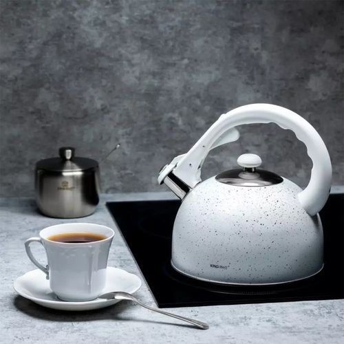 czajnik z gwizdkiem 2,6l kinghoff kh-1407 marble na Arena.pl