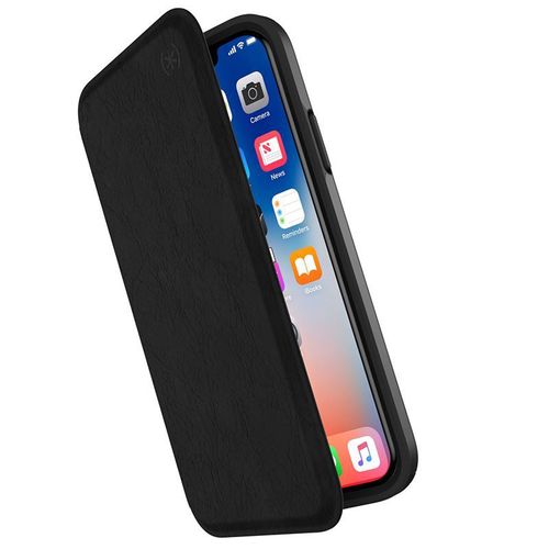 SPECK PRESIDIO FOLIO LEATHER iPhone XR - BLACK na Arena.pl
