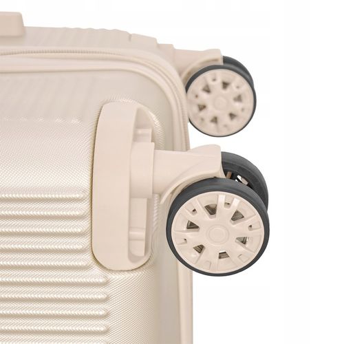 BETLEWSKI Walizka Podróżna duża pojemna na wakacje na kółeczkach stylowa na Arena.pl