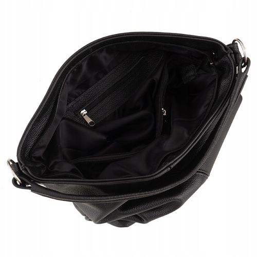 CZARNA TOREBKA SKÓRA NATURALNA WOREK SHOPPER A4 KLASYCZNA TORBA SKÓRZANA na Arena.pl