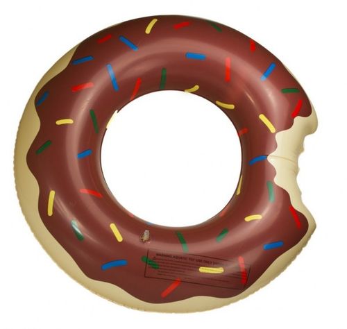 Koło dmuchane Donut 90cm różowe na Arena.pl