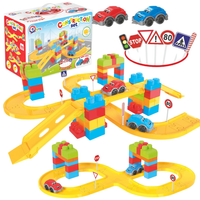 Edukacyjne Klocki Konstruktor Torów Z Autami Dla Dzieci 8324